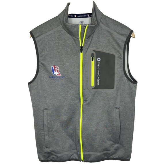 Vineyard Vines Men's America's Cup Vest Bermuda 2017 Gray Size Small NWOT - Picture 1 of 9